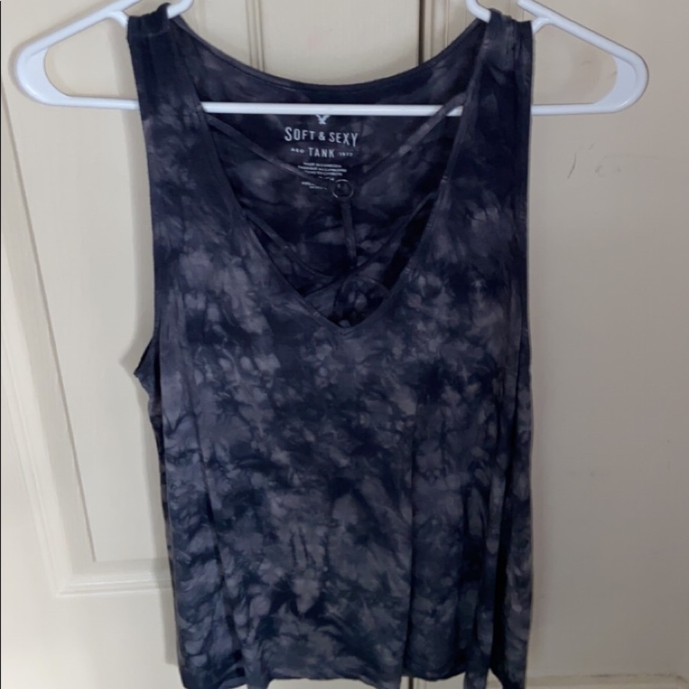 tank top with cage style straps